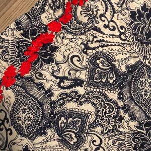 Lucky Brand Accessories - Lucky Brand square embroidered scarf Lucky Brand Accessories - Lucky Brand square embroidered scarf